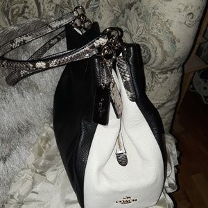 Very unique Coach bag.